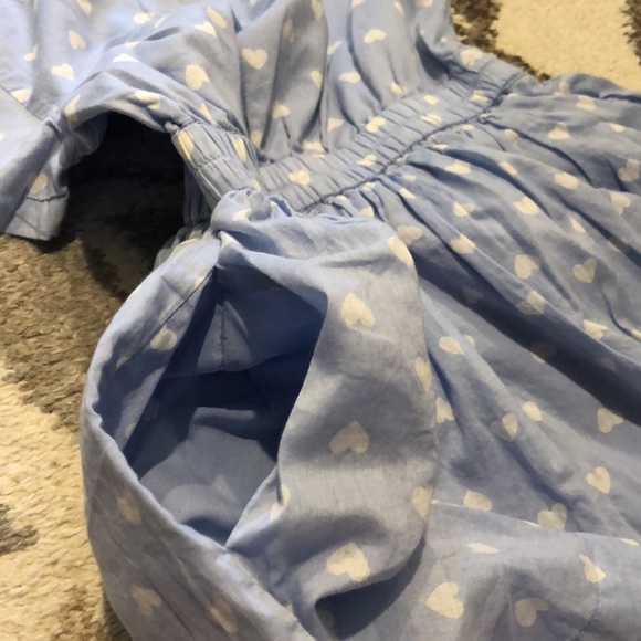 Crewcuts blue and white heart dress - Picture 3 of 6